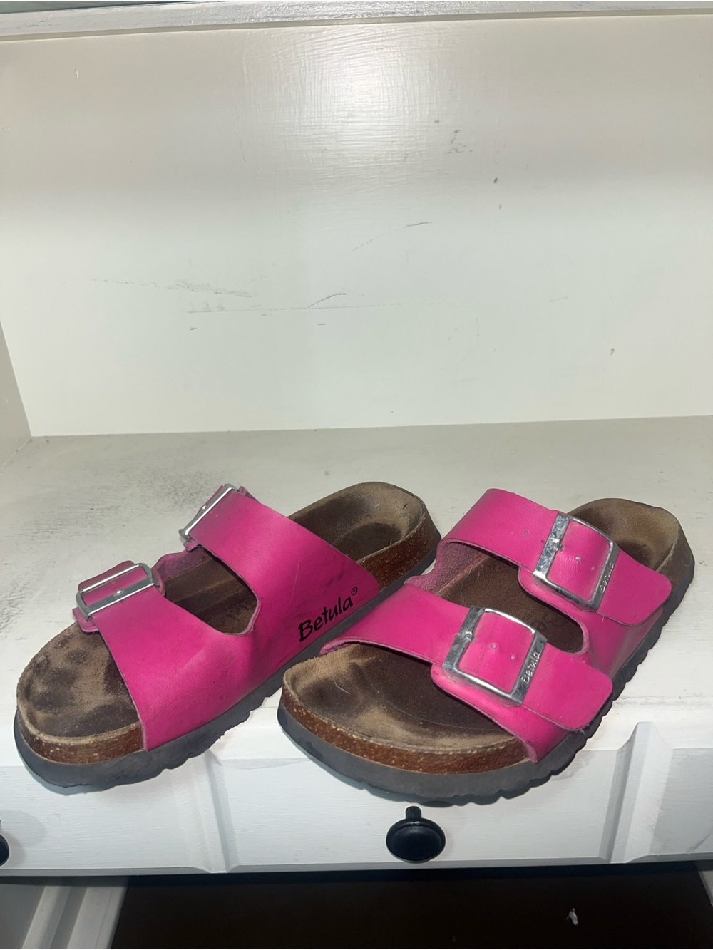 Birkenstock Betula Women’s Arizona Birkibuc Sandals Size EU 39 (8-8.5)